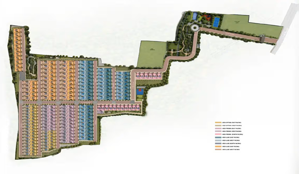 Godrej Florenne Master Plan - Township Layout and Green Zones